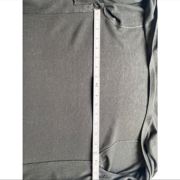 Ann Taylor Viscose Cashmere Blend LongLine Open Front Cardigan - Picture 6 of 9